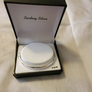 STERLING SILVER BANGLE BRACELET